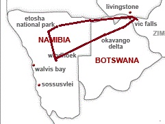 Namibia und Botswana